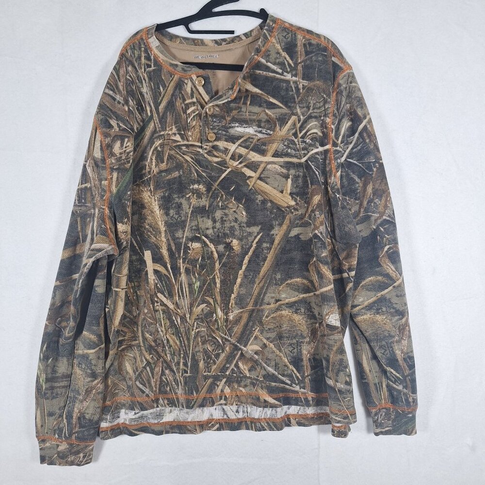 Realtree Mens Long Sleeve Shirt size 3XL